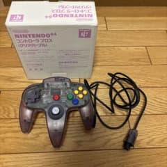 NINTENDO64 コントローラーブロス (クリアパープル)のサムネイル