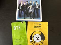 BTS顔パック＆おまけ付きトレカカード5枚！のサムネイル