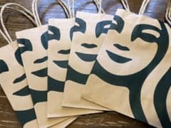 【お値下げ】スターバックス　ペーパーバック小　5枚のサムネイル