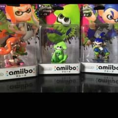 本日限定価格スプラトゥーンamiibo アミーボ 3体セットのサムネイル