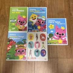 ピンキッツ Pinkfong DVD 5枚セットのサムネイル