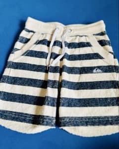 QUIKSILVER ボーダー柄ハーフパンツ 130cmのサムネイル