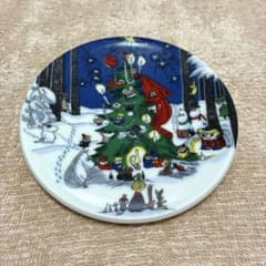 レアARABIA アラビア ムーミン ミニプレート クリスマス 北欧