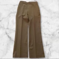 MUSE ドゥーズィエムクラス ウールフレアパンツ ブラウン 38 - メルカリ