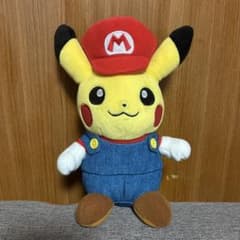 ピカチュウ マリオ ぬいぐるみ ヒゲなし 状態悪 - メルカリ