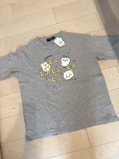 【新品】ちいかわ　ビッグシルエットTシャツ 杢グレー ラーララ　Mサイズのサムネイル