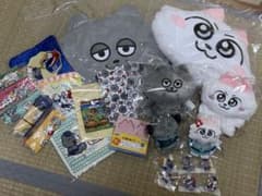 ンめねこ 【新品未使用】アクスタポーチぬいぐるみクッションハンカチモールド巾着 ンめねこ 【新品未使用】アクスタポーチぬいぐるみクッションハンカチ