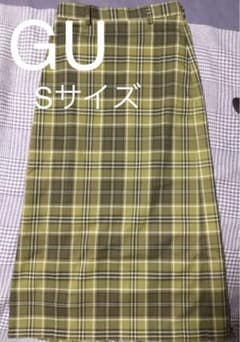 GU チェックスカート ロングスカートのサムネイル