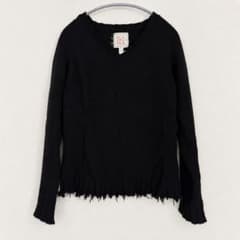 H+ HANNOH WESSEL Vネック ニット ブラック Mのサムネイル