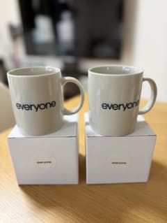everyone logo mug (CASHMERE BEIGE) 2個セット - メルカリ