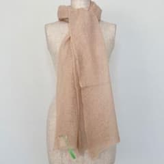 DRIES VAN NOTEN ドリスヴァンノッテン ピンクベージュ マフラー