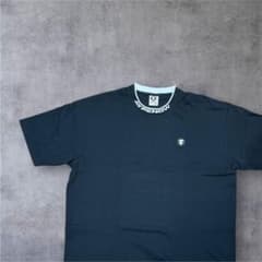 【美品】エーエイプ バイ アベイシングエイプ 首元ロゴ Tシャツ 黒 XXL