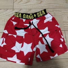 SEA GANG 赤白星柄 水着 90のサムネイル