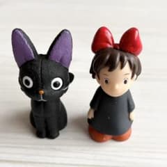 지브리 스튜디오 지브리 마녀의 택배 키키 지지 소후비 손가락 인형