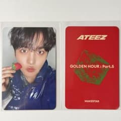 ATEEZ ジョンホ MAKESTAR トレカ ヨントン 対面 サイン会 特典 - メルカリ