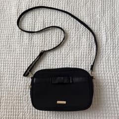 Maison de FLEUR リボン ショルダーバッグ ブラックのサムネイル