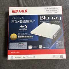 BUFFALO ブルーレイディスクドライブ BRXL-PT6U3-WHE - メルカリ