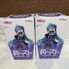 하츠네 미쿠 ぬどる 스토퍼 피겨 Flower Fairy 도라지 2개