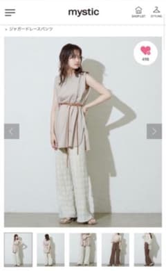 レースフレアパンツのサムネイル
