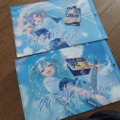 LOTTE×初音ミク＆星街すいせい クリアファイル 2種セット - メルカリ