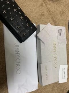 ☆JIMMY CHOO ジミーチュウ Cooper スタッズ レザー 長財布のサムネイル