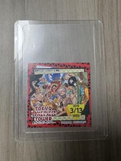 東京ワンピースタワー 4th anniversaryステッカー 麦わらの一味 - メルカリ