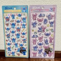 【正規品】ボンボンドロップシール　スティッチ　2枚セットのサムネイル