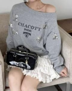 SNIDEL Chacott コラボ スウェット グレーのサムネイル