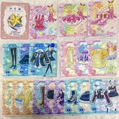 アイカツアンコール ピンクステージコーデ 他5コーデセット N 学生証　計19枚のサムネイル