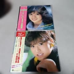 LP 中森明菜 レコード 2枚 セット 12インチレコード 中森明菜応援団