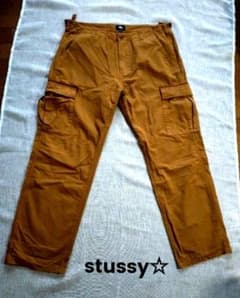 STUSSY/ステューシー　キャメルブラウン　メンズ　 カーゴパンツのサムネイル