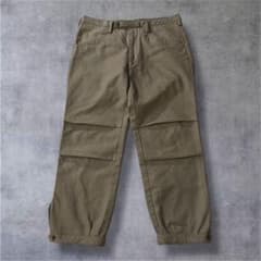 kolor カラー 日本製 ニー切替 ミリタリークロップドパンツ コットン L