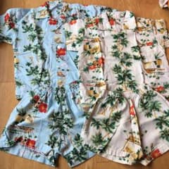 アロハ 上下セット　100〜120？！のサムネイル