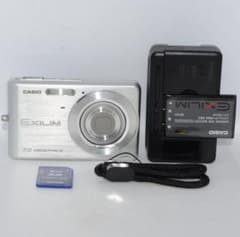CASIO カシオ EXILIM EX-Z77 シルバー (動作確認済) - メルカリ