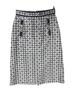 ANAYI Chain Monogram Skirt