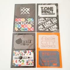 SixTONES ツアーステッカー 4点セットのサムネイル