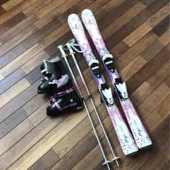 スキー板 ブーツ ストック セット 120cmのサムネイル