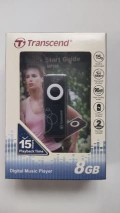 Transcend MP3プレーヤー MP300 8GB ブラックのサムネイル