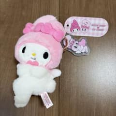 マイメロディ　エスターバニーコラボ ぬいぐるみキーホルダー