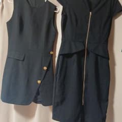 タイムセール★キャバドレスセット黒のサムネイル