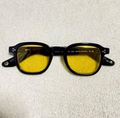 新品　MOSCOT モスコット MOMZA サングラス ブラッククリスタル　黄色 新品 MOSCOT モスコット MOMZA サングラス ブラッククリスタル 黄色