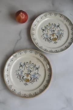 希少2枚組 パリ・オペラ窯 プレート平皿 フランスアンティーク - メルカリ