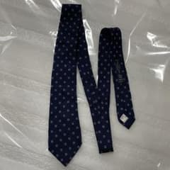 B:MING LIFE STORE ネクタイ ネイビー 小紋柄のサムネイル