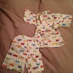 ひなたぼっ子様専用 くるま柄 甚平のサムネイル