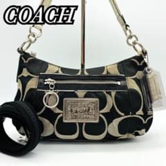 COACH Poppy Signature 2way One Shoulder - メルカリ