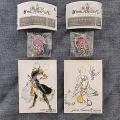 FF5 ファリス＆レナ 天野喜孝カード＆ピクセルリマスターめじるし