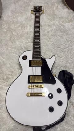 美品】Burny バーニー レスポールカスタム RLC-60 ホワイト - メルカリ