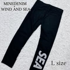 ✨希少✨MINEDENIM×WIND AND SEA L 黒デニム ブラック ✨希少✨MINEDENIM×WIND AND SEA L 黒デニム ブラック - メルカリ