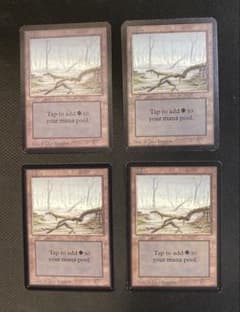 値下げ‼️MTG Swamp アルファ2枚　ベータ3枚　計5枚セット 値下げ‼️MTG Swamp アルファ2枚 ベータ3枚 計5枚セット - メルカリ