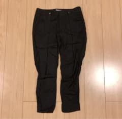 HELMUT LANG ヘルムートラング テーパード パンツ スラックス 黒のサムネイル